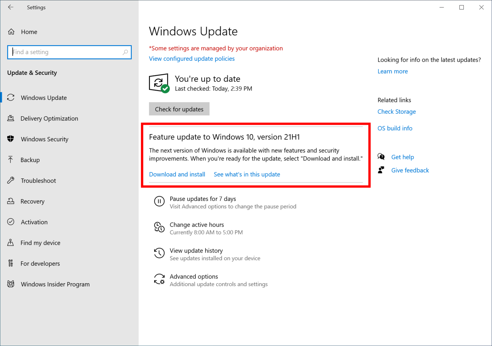 Microsoft preparing the Windows 10 May 2021 Update (21H1) for release