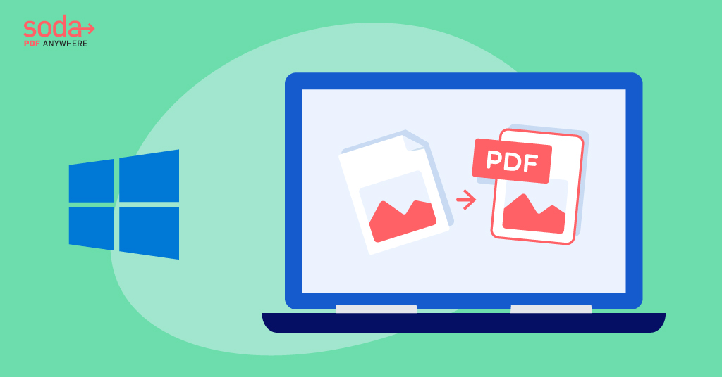 How do I convert a JPEG to a PDF in Windows 10?