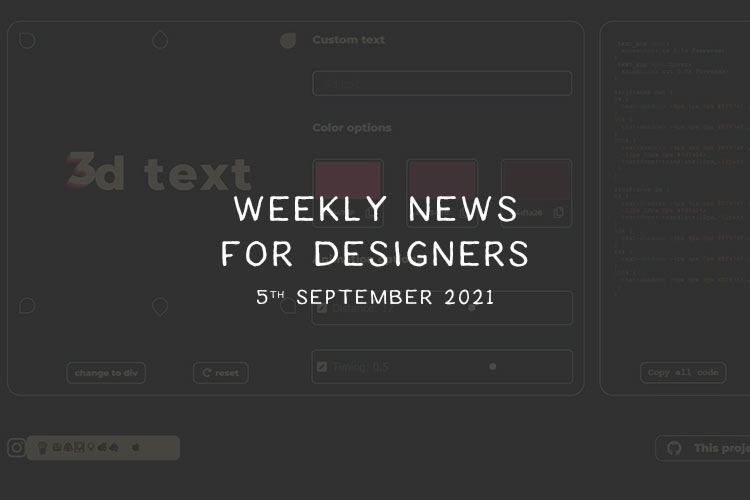 Weekly News for Designers № 608