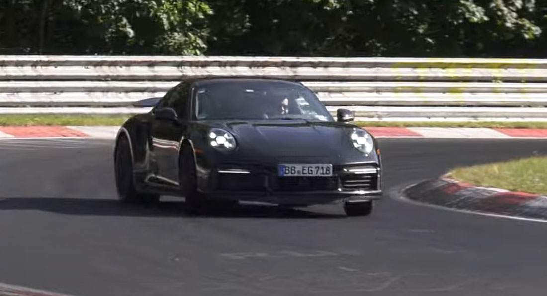 Porsche Takes To The Nurburgring With 2024MY 911 Turbo S E-Hybrid Prototype