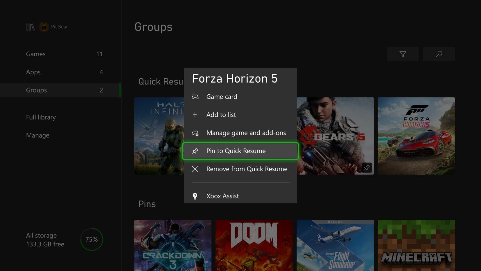 March Xbox Update: Pin to Quick Resume, Controller and Audio updates, and More