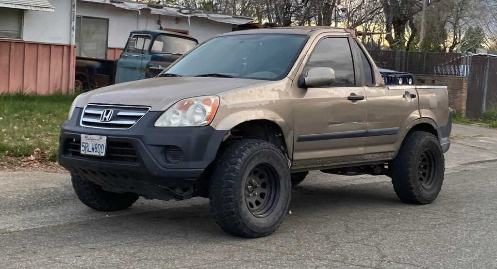 This Honda CR-V Convertion To A Rugged Pickup Doesn’t Look That Bad